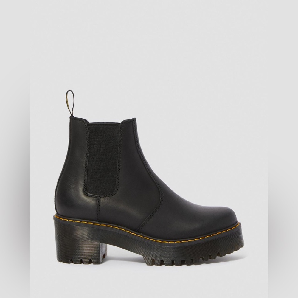ROMETTY WYOMING LEATHER PLATFORM CHELSEA BOOTS - Picture 5 of 10